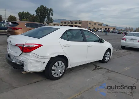 2016 Toyota Corolla Le из США, поврежденный, VIN 2T1BURHE5GC668992